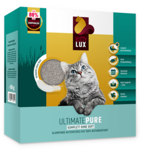 KittyLux Katzenstreu Ultimate Pure ohne Duft
