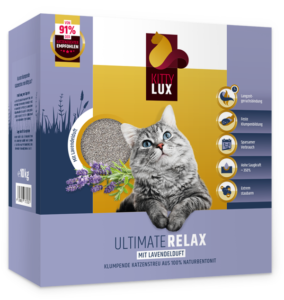 KittyLux Katzenstreu Ultimate Relax mit Lavendelduft